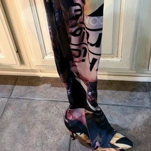 Thigh High Stretch Boots